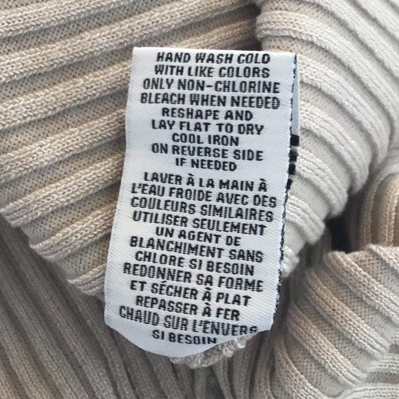 Mangaschoni 2 piece ribbed knit bodycom sheath dress/long openfront duster M NWT - Picture 12 of 12